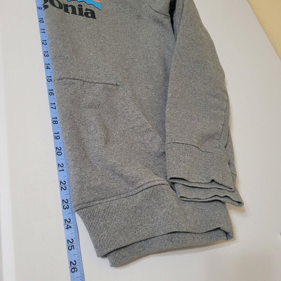 Patagonia Hoodie Mens Medium Gray Sweatshirt P6 Uprisal Hoody Pullover‎ Recycled - Picture 7 of 7